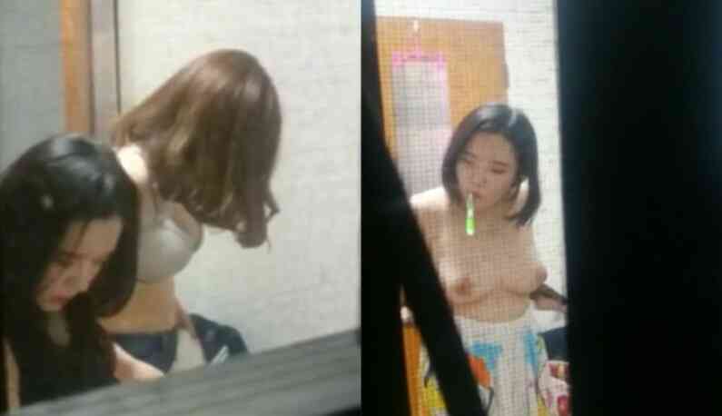 偷窺套房對面的E奶妹！波妹的室友身材也好養眼！精準紀錄脫下小褲的那一刻