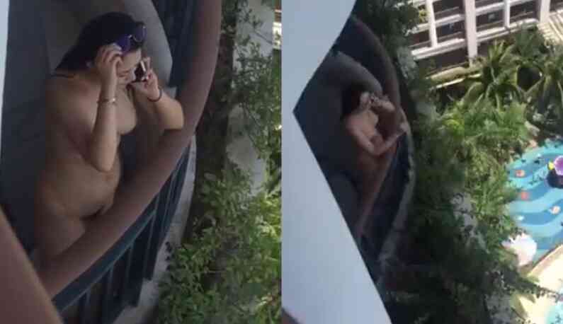 去度假發現樓下竟住了一個豐滿少婦