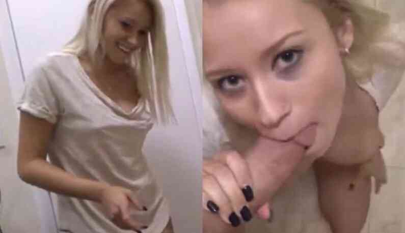 在廁所尻槍尻到一半…妹妹竟然直接闖進來幫我吃！