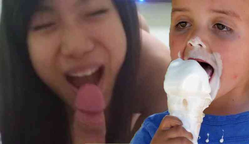 愛情的力量真偉大！一生懸命把男友的三吋釘當成杜老爺雪糕在舔