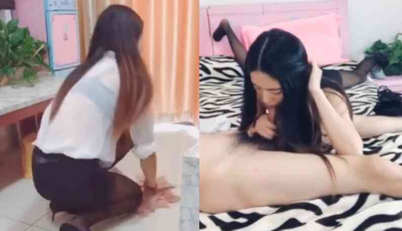 สาวทำความสะอาดเดลิเวอรี่มาบริการถึงบ้านขนาดนี้ ต้องขอแตกในแล้วล่ะ