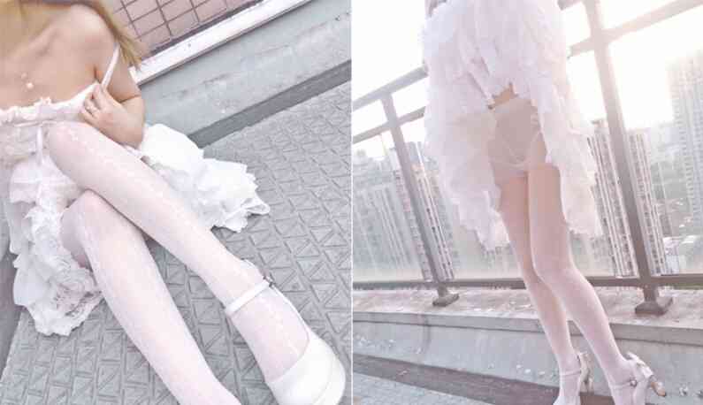 นางฟ้าชุดขาว วอนขอคนพาไปขึ้นสวรรค์(1)