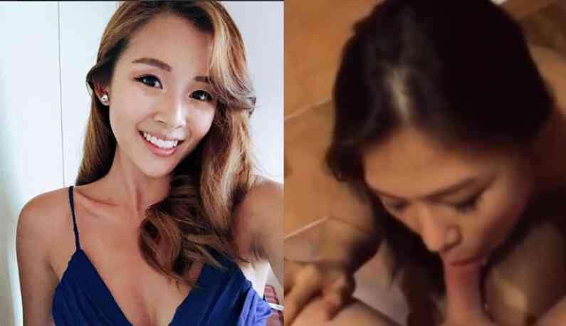 新加坡高學歷網紅Elaine也流出! 口交模樣被男友拍的一清二楚