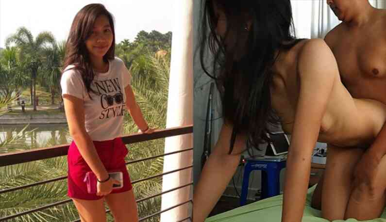 大學校園內居然有這種貨色！「人見人騎」小騷貨Namu與炮友啪啪啪影片流出！口活一流