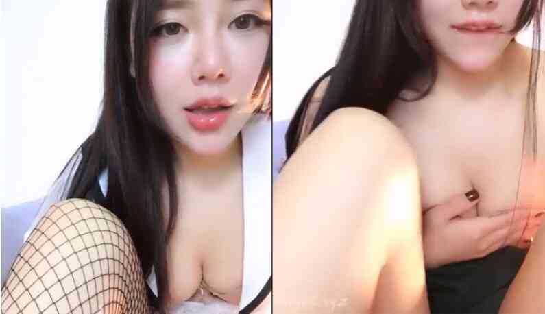 下播前就是最大的福利! 氣質主播大秀自己茂密叢林