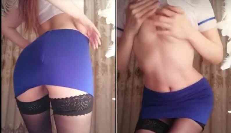 性感辣妹姚安琪最會搖～長腿大奶的極品女神現正開騷：濕逼歡迎硬屌來探險(黑絲篇7)