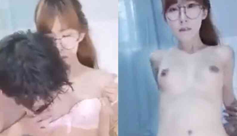 可愛眼鏡娘 浪叫激喊：「止めで」