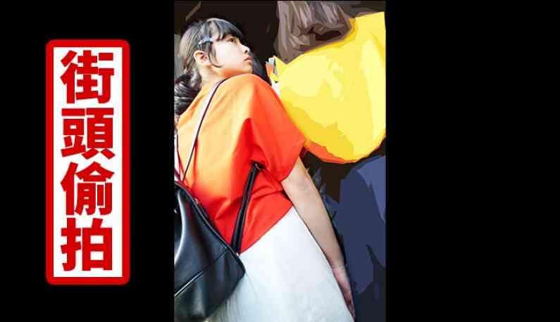 真‧偷拍神人!!車站偶遇背影殺手~那精緻的側臉~令人著迷!!