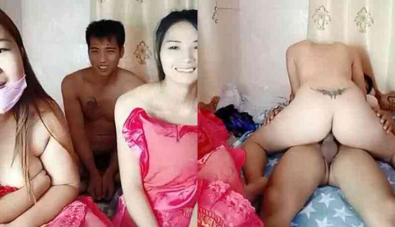 殘酷二選一!!黑長直姊姊與豐滿妹妹~猜猜黑哥賄選誰呢?!