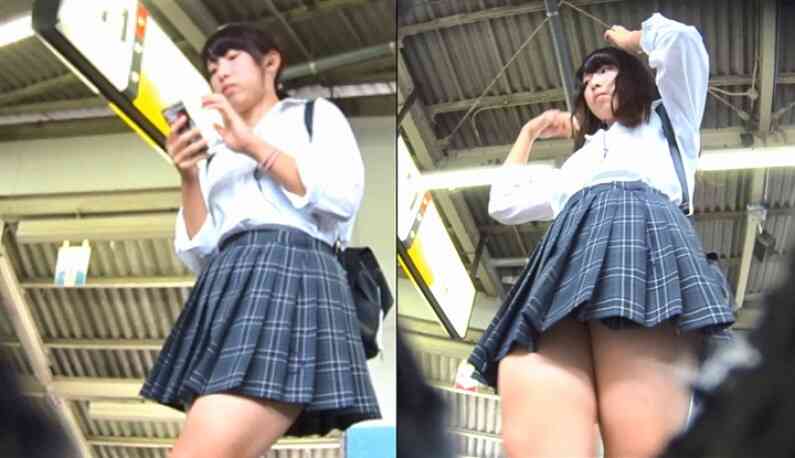 นักแอบถ่ายขั้นเทพ !! กล้องมือโปรอยู่ในมือ เปิดเผยความลับใต้กระโปรงทับทิม! 106