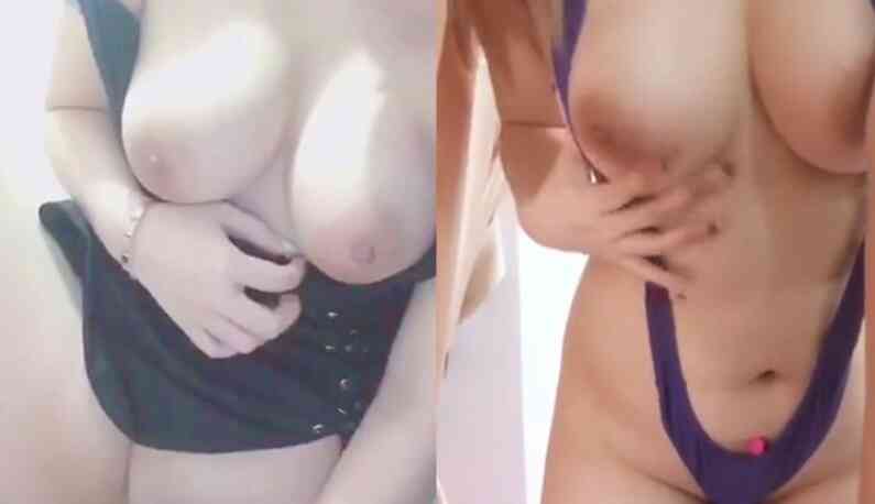 เน็ตไอดอลนมโตจับนมเกี่ยวเล่นหี