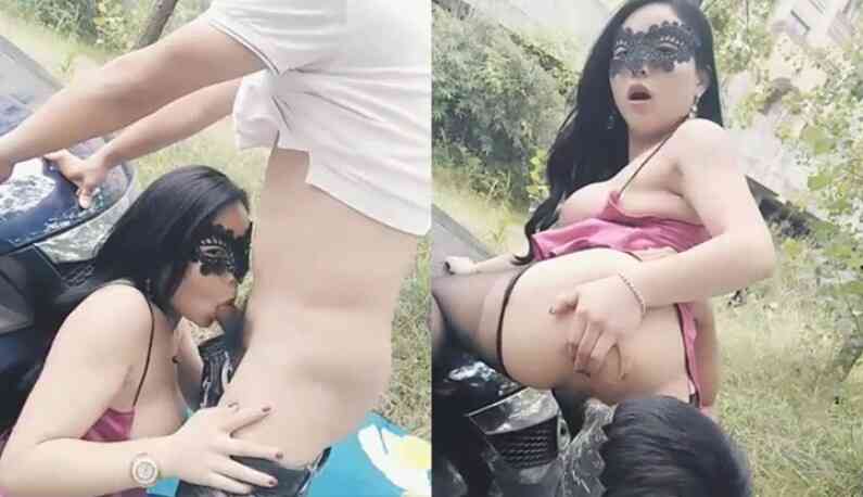 堅挺大奶主播與粉絲驅車野戰~野外
無套激啪~完全不怕路人看~