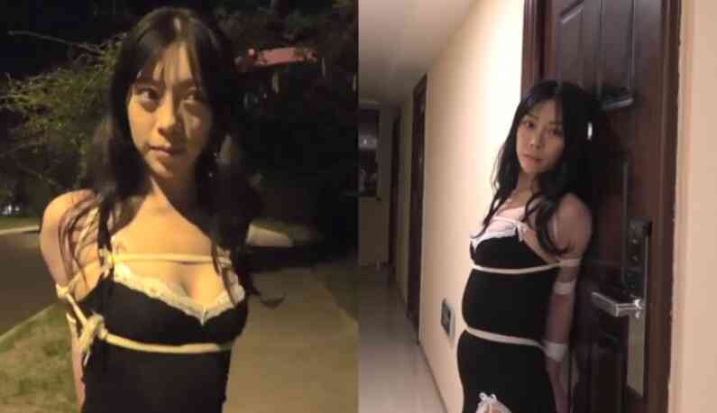 มัดตัวสาวสวยกลางคือ